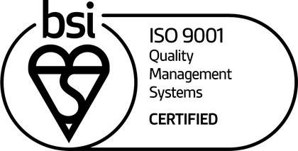 BSI ISO 9001 Quality Management Systems certified